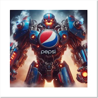 Pepsi Man Goliath Robot Posters and Art